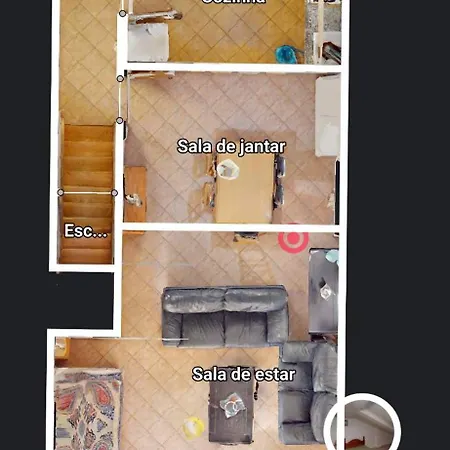 Moradia V2 - 200m Da Da Oura - Santa Eulalia דירה